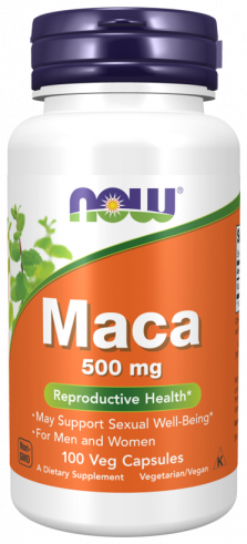 NOW Maca 500 mg, 100 капсул