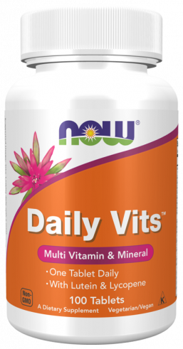 NOW Daily Vits, Дейли Витс, 100 таблеток