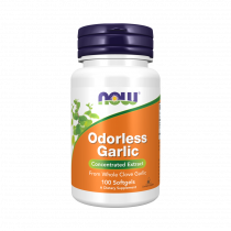 NOW Odorless Garlic, 100 капсул
